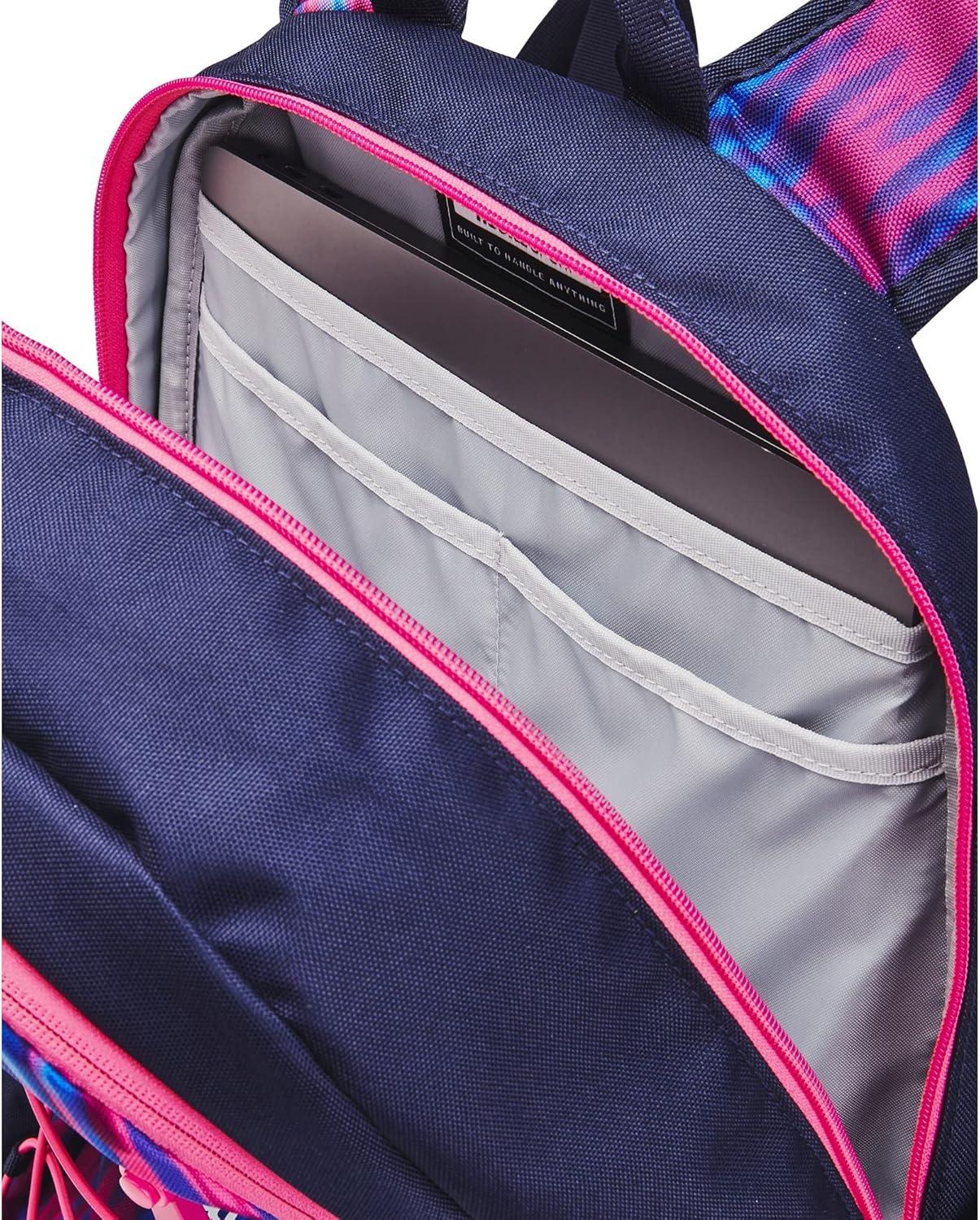 image:imageUnder Armour Hustle Sport Backpack652 Rebel Pink Midnight Navy White
