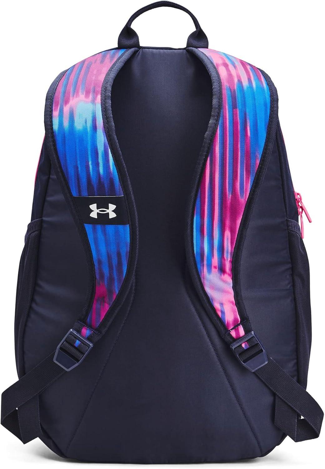 image:imageUnder Armour Hustle Sport Backpack652 Rebel Pink Midnight Navy White
