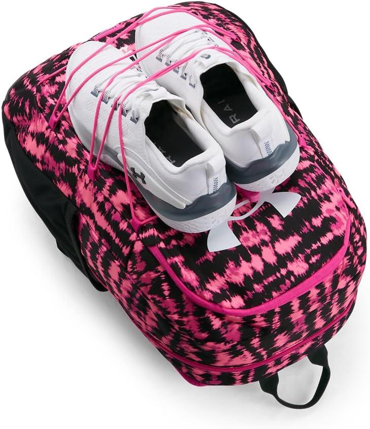 image:imageUnder Armour Hustle Sport Backpack682 Fluo Pink Black White