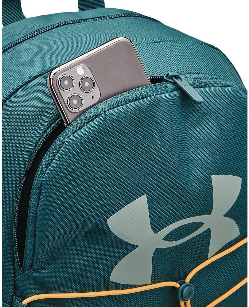 image:imageUnder Armour Hustle Sport Backpack716 Tourmaline Teal Opal Green Orange Ice