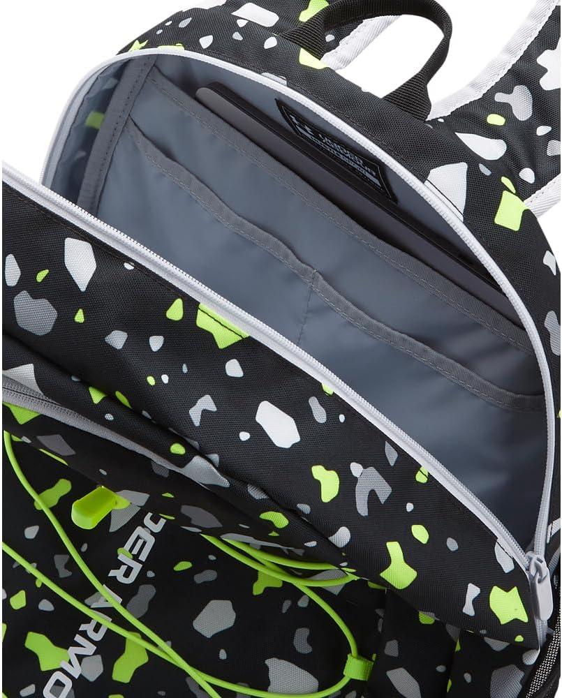 image:imageUnder Armour Hustle Sport Backpack731 Highvis Yellow Anthracite White