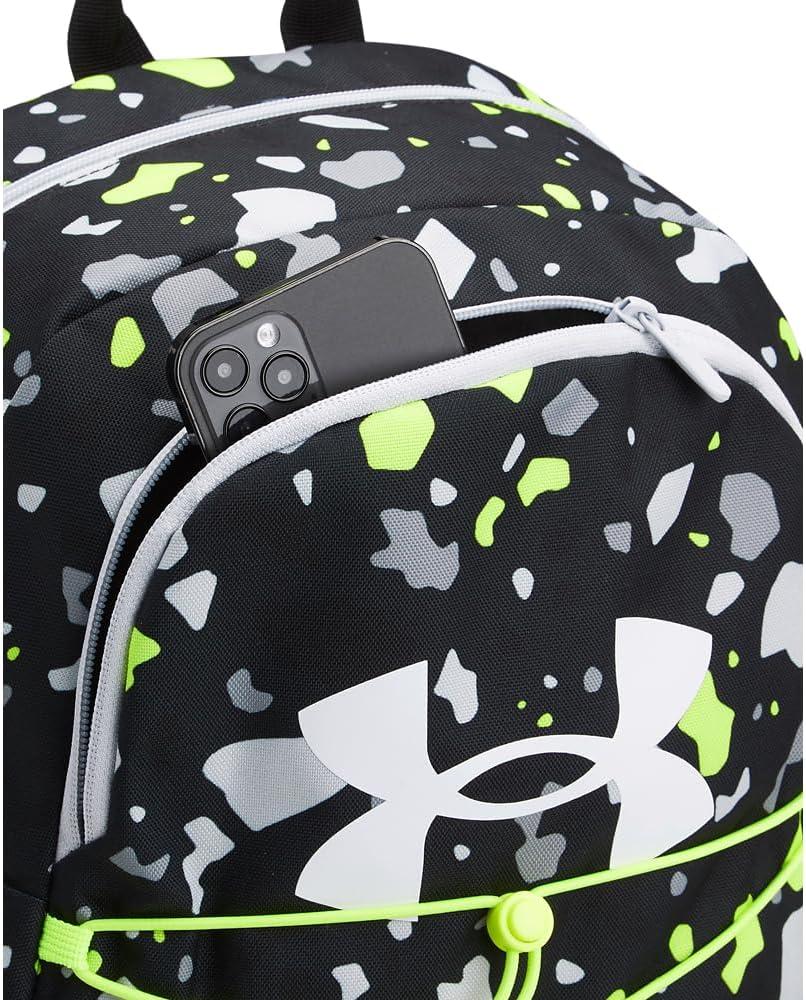 image:imageUnder Armour Hustle Sport Backpack731 Highvis Yellow Anthracite White