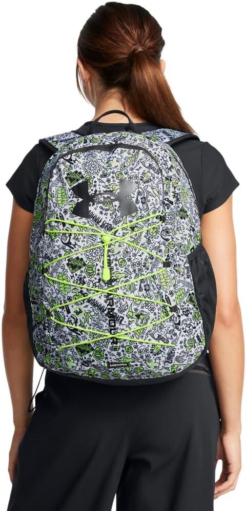 image:imageUnder Armour Hustle Sport Backpack732 High Vis Yellow Black Metallic Black