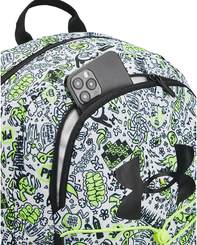 image:imageUnder Armour Hustle Sport Backpack732 High Vis Yellow Black Metallic Black