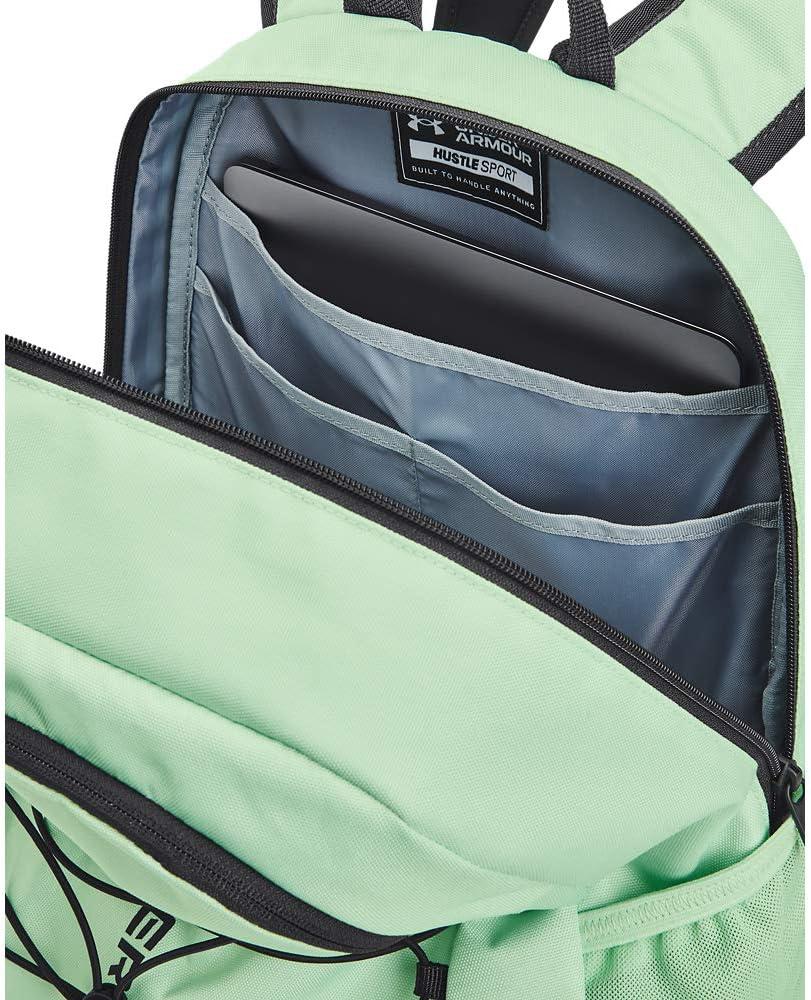 image:imageUnder Armour Hustle Sport BackpackAqua Foam 335Jet Gray