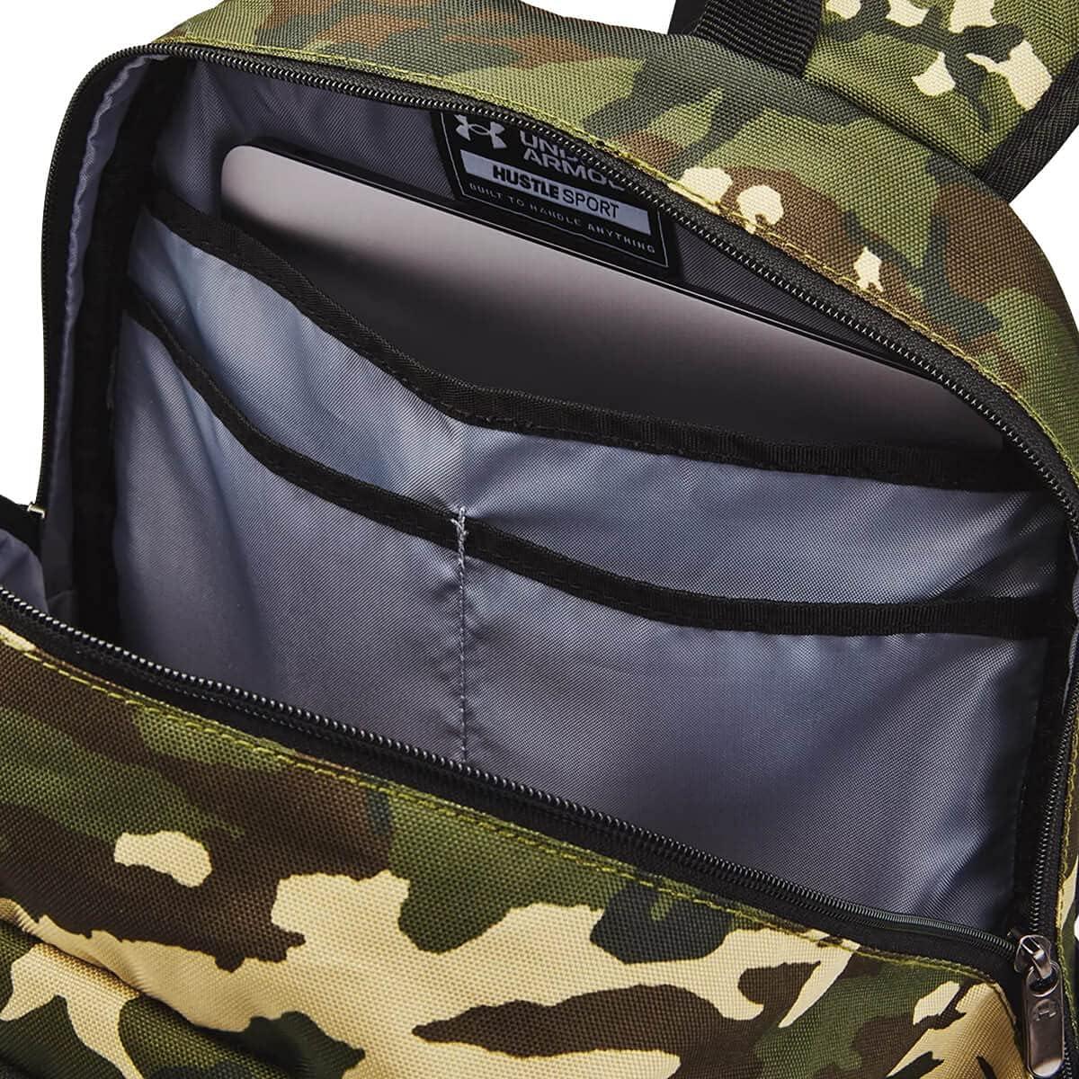 image:imageUnder Armour Hustle Sport BackpackBaroque Green 310Black
