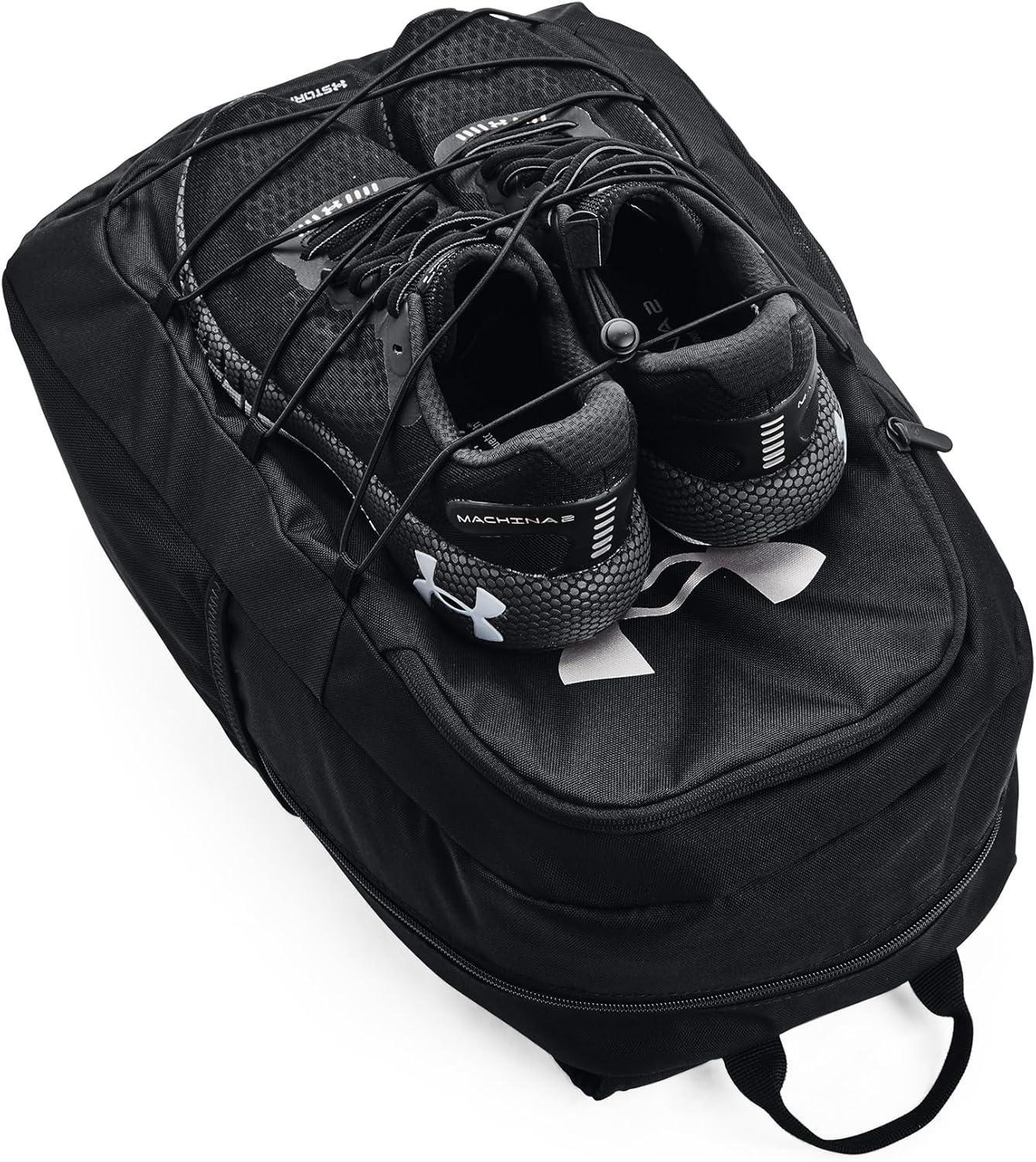 image:imageUnder Armour Hustle Sport BackpackBlack 001Silver