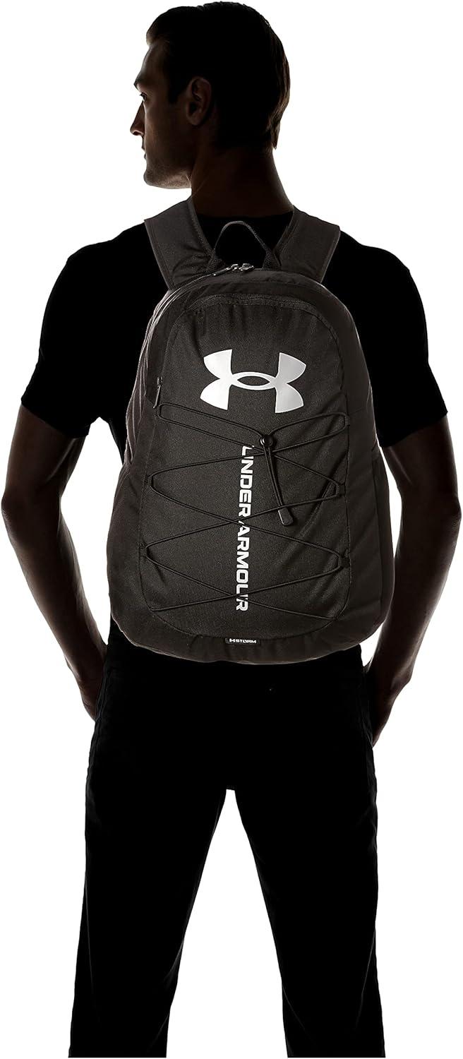 image:imageUnder Armour Hustle Sport BackpackBlack 001Silver