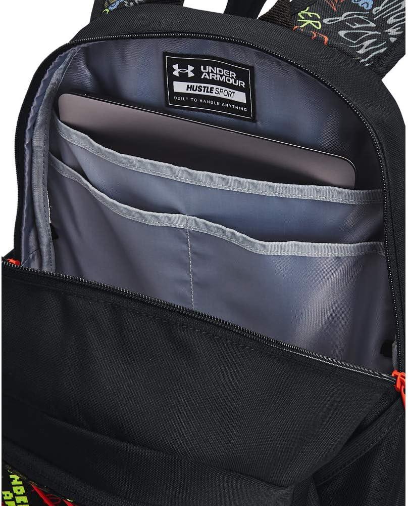 image:imageUnder Armour Hustle Sport BackpackBlack 006Halo Gray