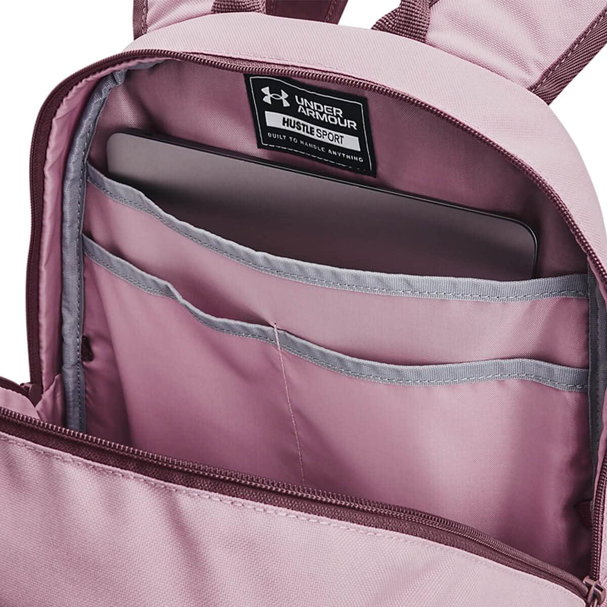 image:imageUnder Armour Hustle Sport BackpackMauve Pink 698Ash Plum