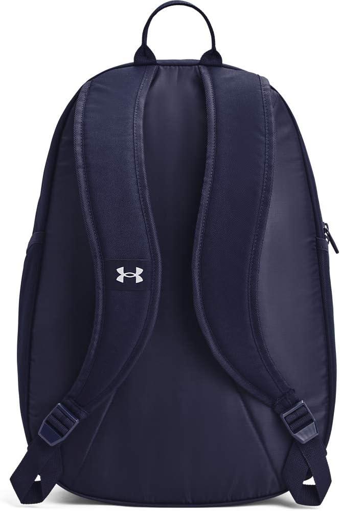 image:imageUnder Armour Hustle Sport BackpackMidnight Navy 410Metallic Silver