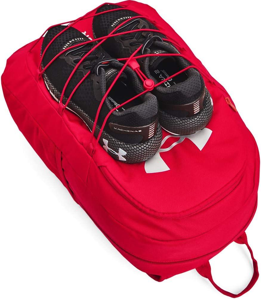 image:imageUnder Armour Hustle Sport BackpackRed 600Metallic Silver