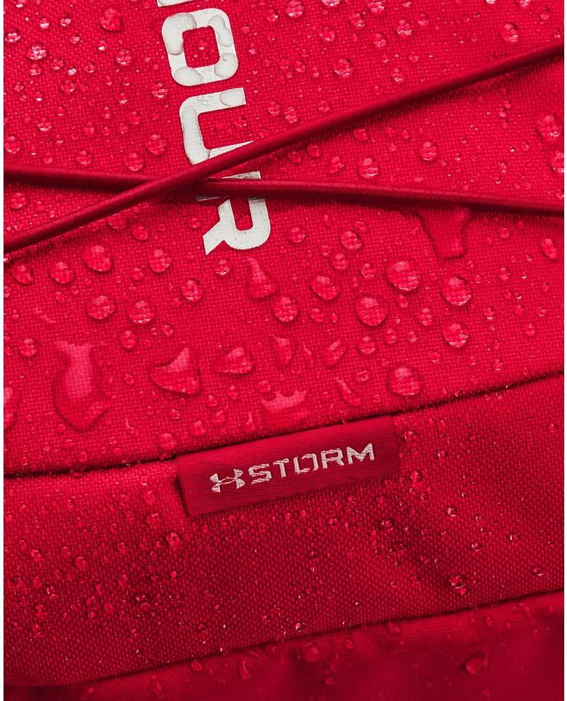 image:imageUnder Armour Hustle Sport BackpackRed 600Metallic Silver