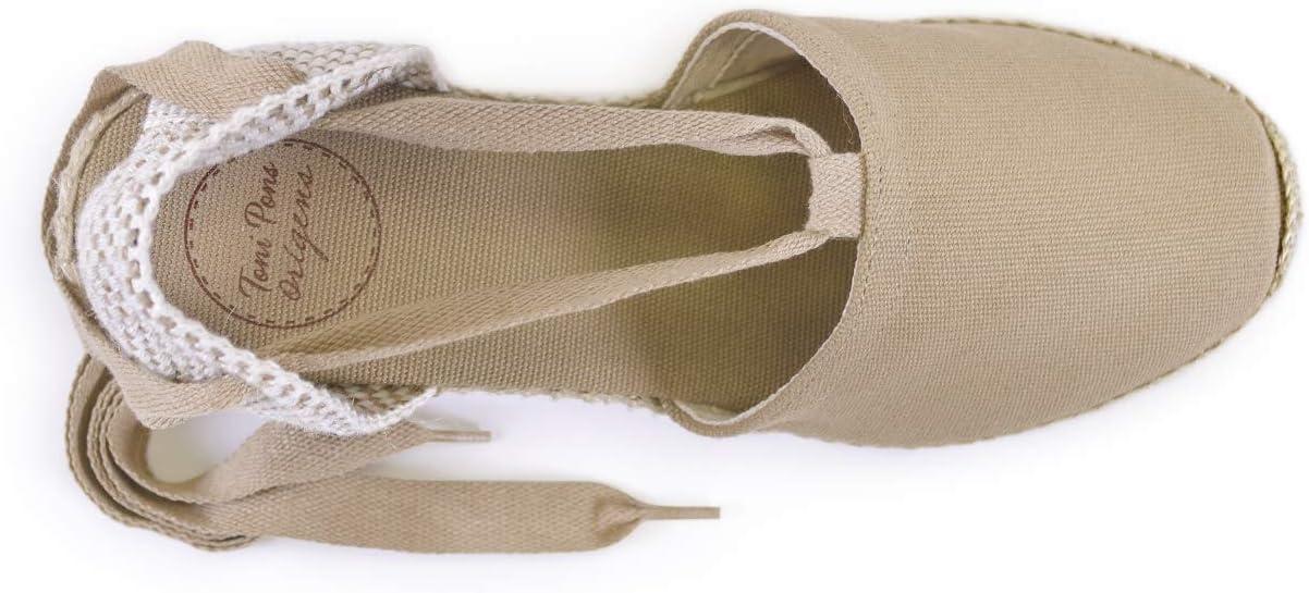 image:imageValencian espadrille with strings VALENCIAStone Canvas