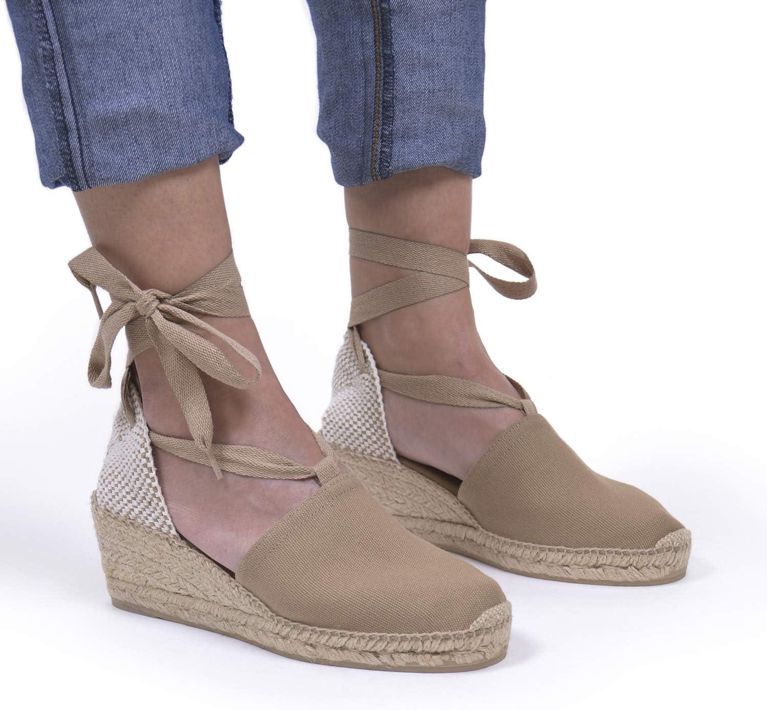 image:imageValencian espadrille with strings VALENCIAStone Canvas