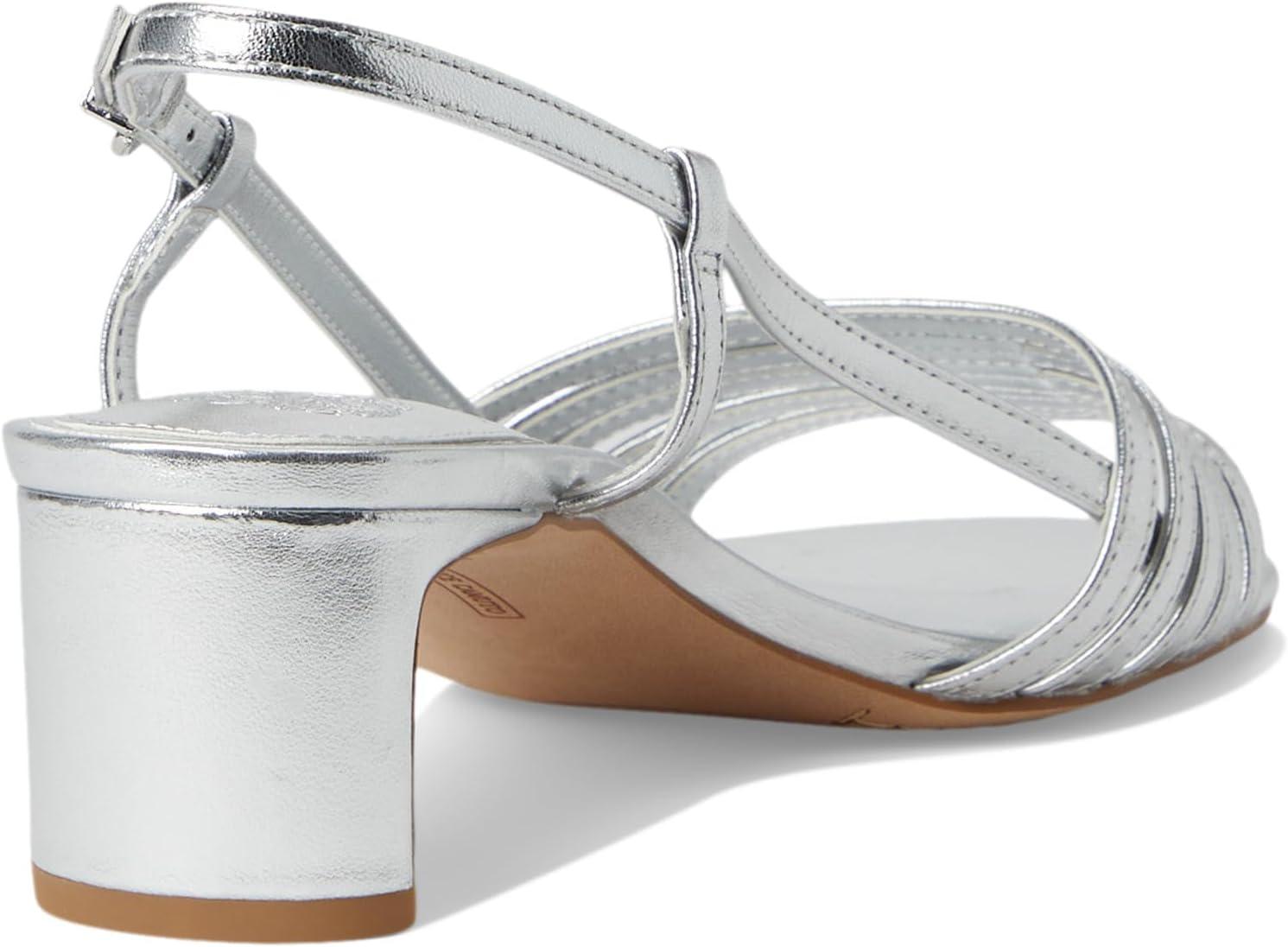 image:imageVince Camuto womens Layton Strappy Kitten Heel SandalsLux Silver