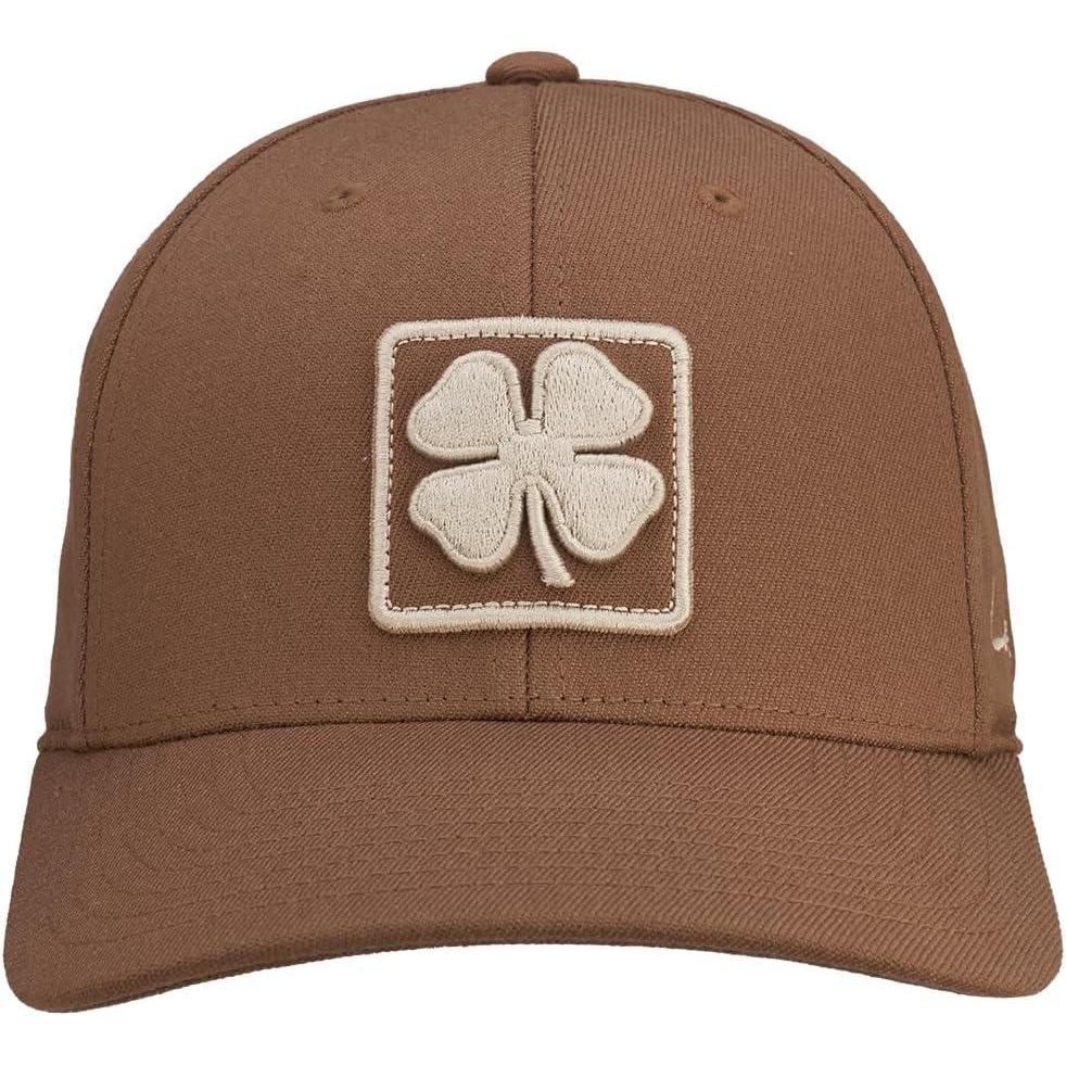 image:imageBlack Clover Unisex Boxed in Luck 3 Adjustable Hat Light Brown Hat3D Crme Clover One Size