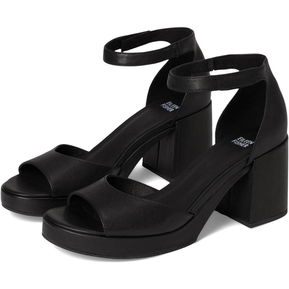 image:imageEileen Fisher Women Nava Sandal Black 75 Medium