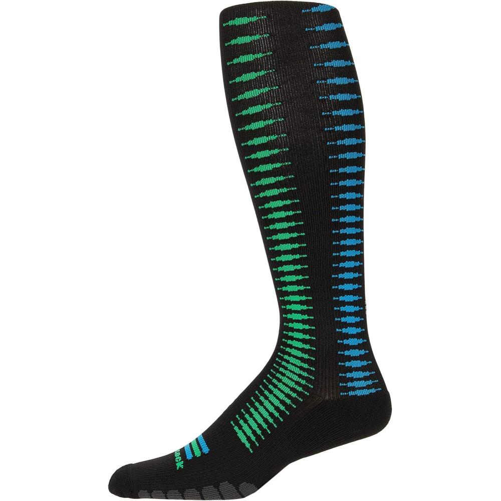 image:imageEurosock Boys Graduated Compression Multi Stripe OTCElectra Black