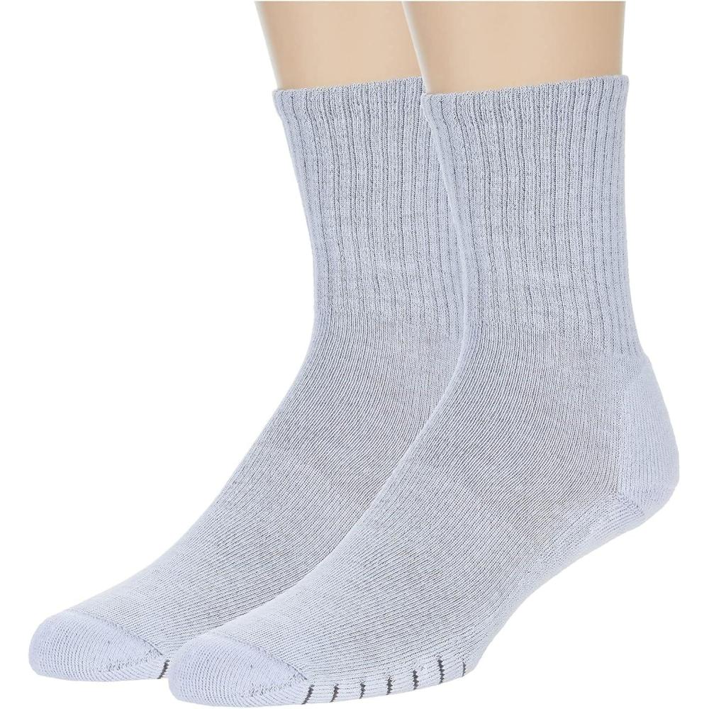 image:imageEurosock Slam Cool Crew 2Pack  Unisex Socks  Calf Length  Seamless Toe Closure  Elastic Arch BandsGrey