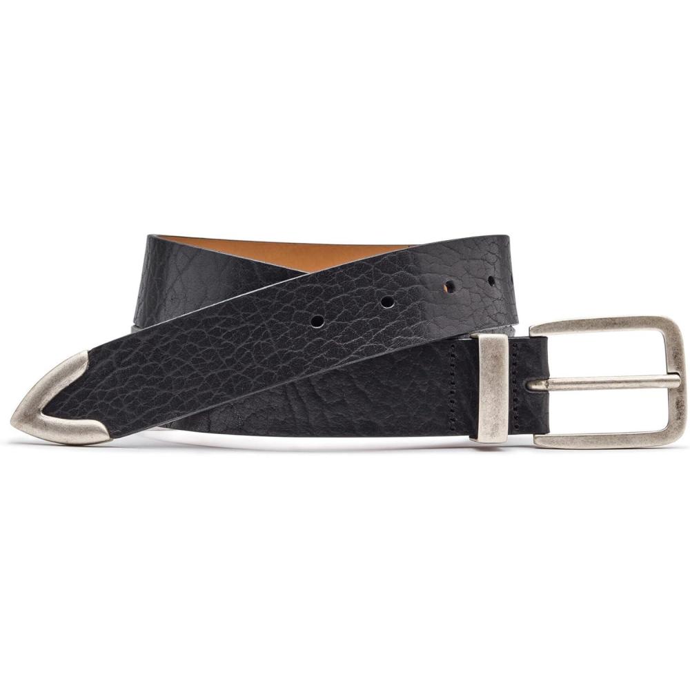image:imageJohnston amp Murphy Mens Featheredge Italian Leather BeltBlack