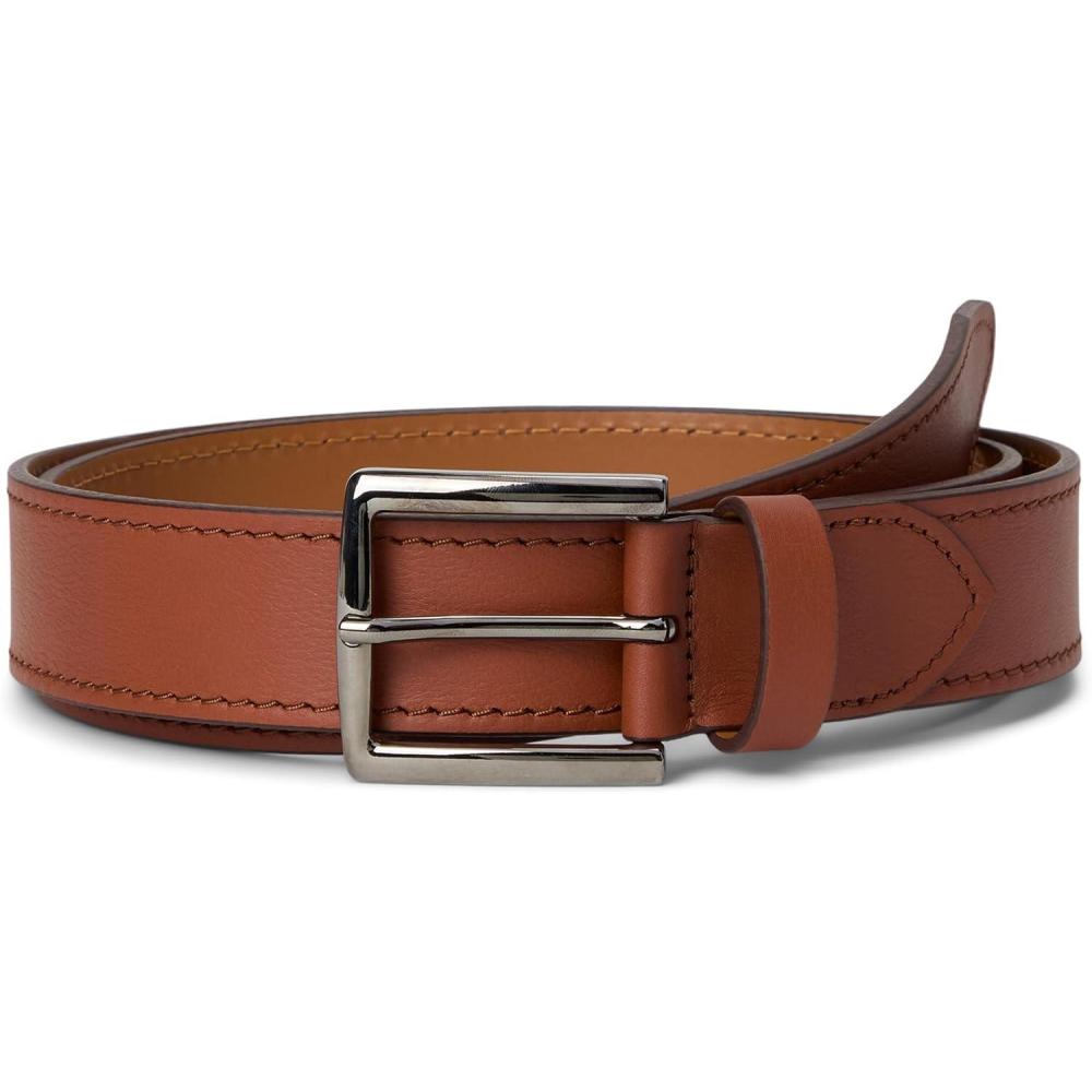 image:imageJohnston amp Murphy Mens Harrison Soft Leather BeltTan