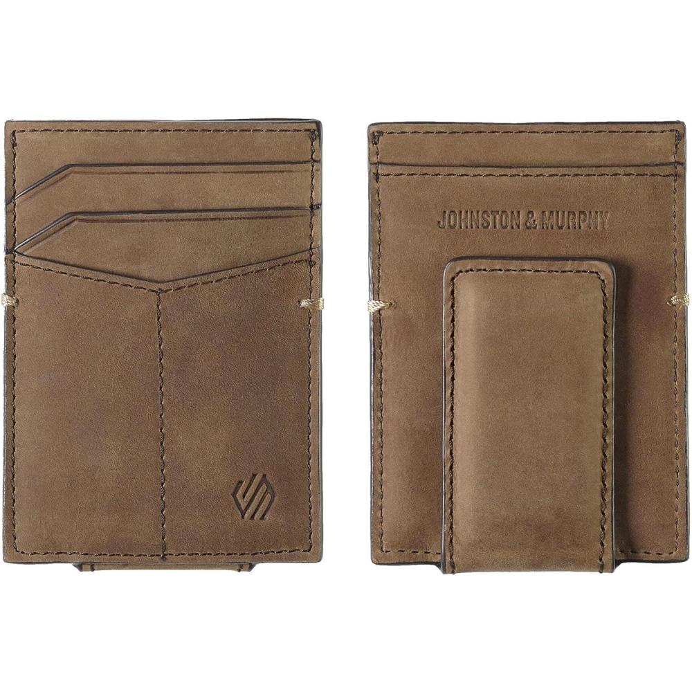 image:imageJohnston amp Murphy Mens Jackson Front Pocket Wallet Tan OiledTan Oiled