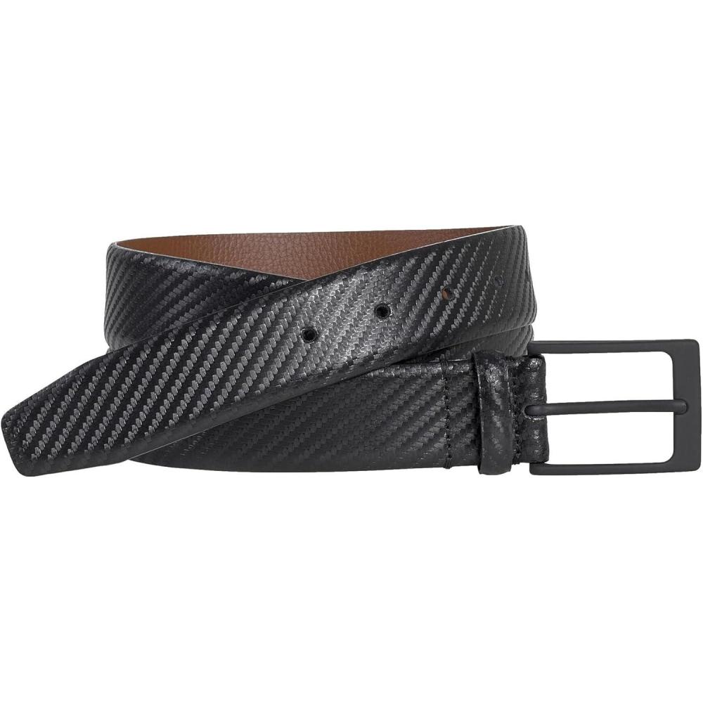 image:imageJohnston amp Murphy Mens Micro Perf Leather BeltBlack