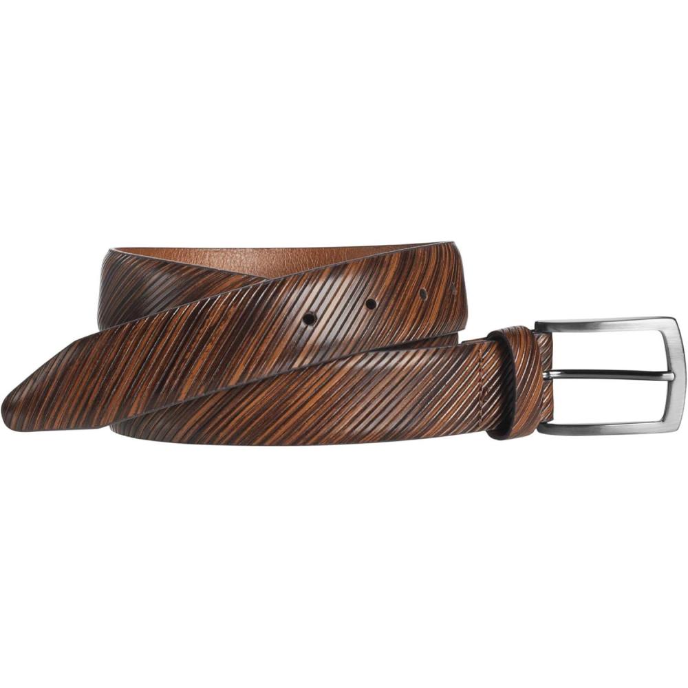 image:imageJohnston amp Murphy Mens Micro Perf Leather BeltTan