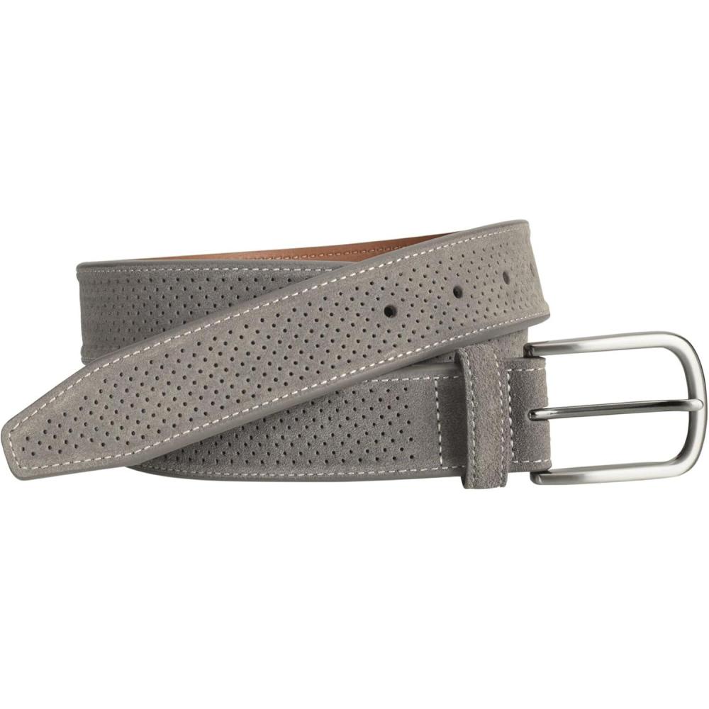 image:imageJohnston amp Murphy Mens Perfed Suede BeltGray
