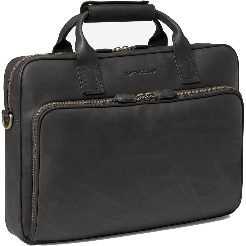 image:imageJohnston amp Murphy Mens Rhodes BriefcaseBlack Full Grain