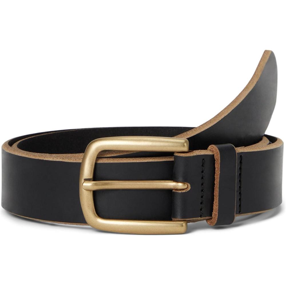 image:imageJohnston amp Murphy Mens Weathered Raw Edge BeltBlack