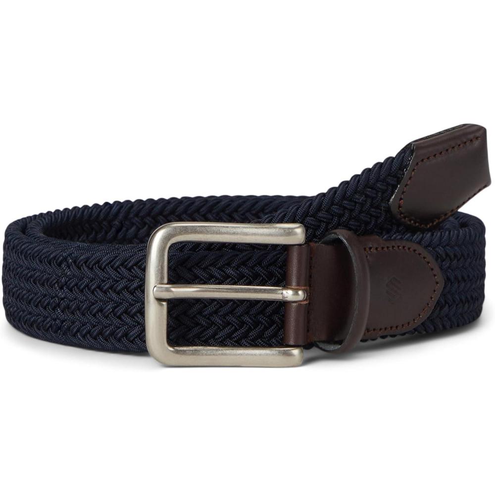 image:imageJohnston amp Murphy Mens Woven Stretchknit BeltNavy