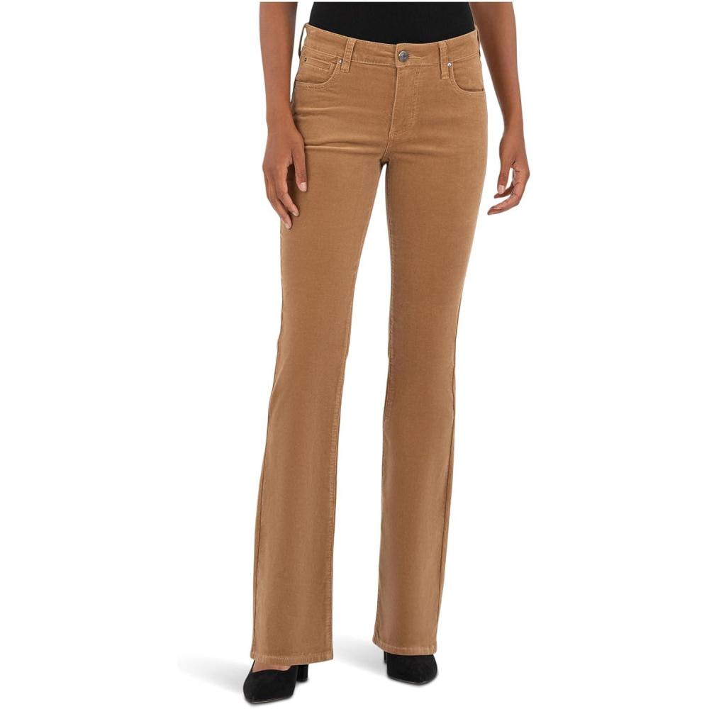 image:imageKUT from The Kloth Womens Natalie Corduroy Bootcut in CamelCamel