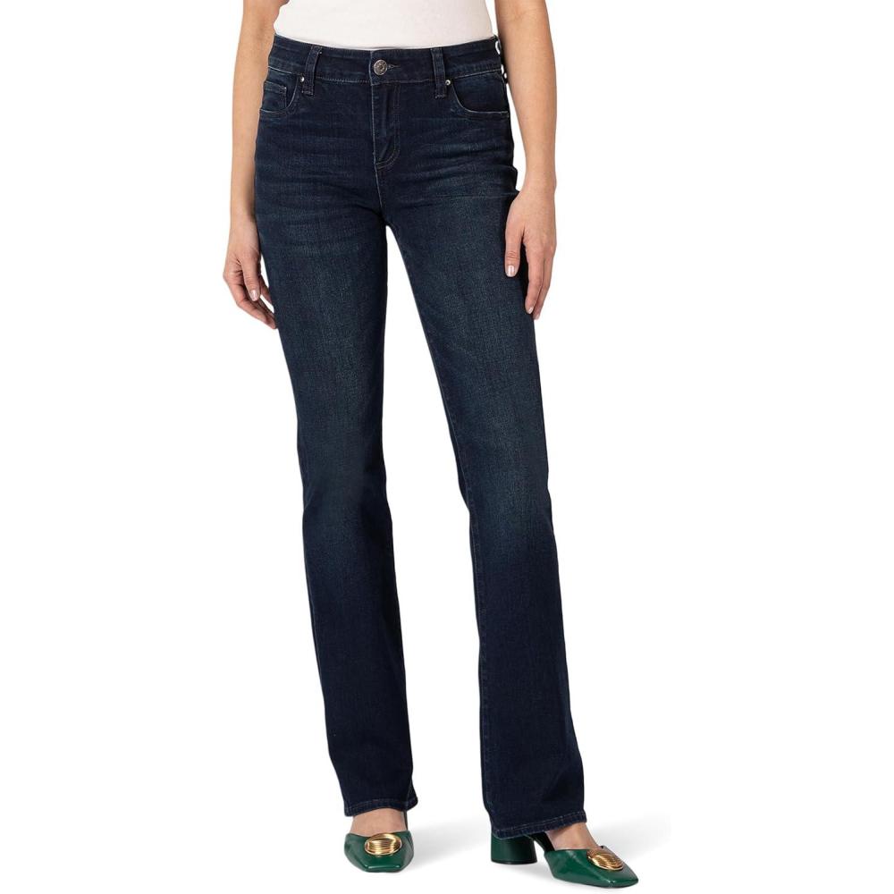 image:imageKUT from The Kloth Womens Natalie Mid Rise FlareLeading