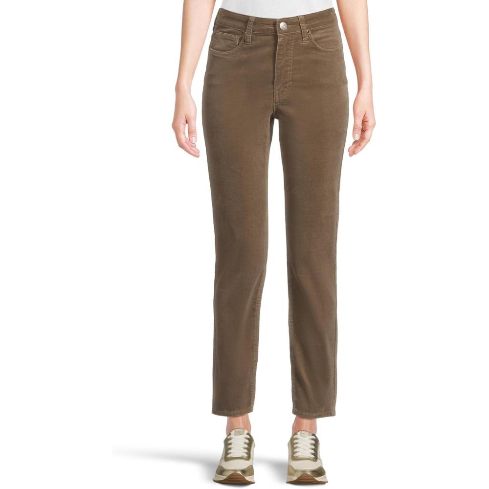 image:imageKUT from The Kloth Womens Rachael Corduroy High Rise Fab Ab Mom Regular HemLong in RosemaryRosemary