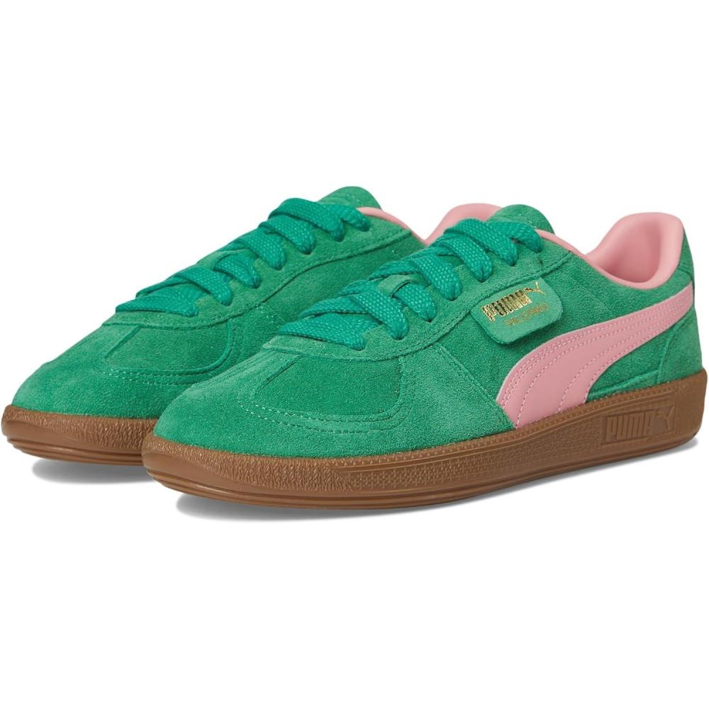 image:imagePuma Womens Palermo ShoesArchive GreenPinkscape