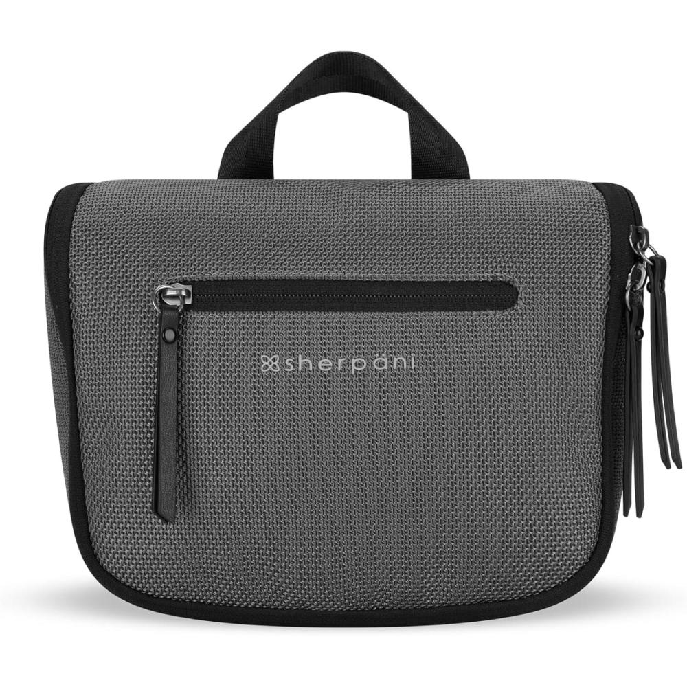 image:imageSherpani CoPilot Travel Toiletry Bag Hanging Cosmetic Organizer Water Resistant Makeup Bag Shower Dopp Kit Essentials Toiletries for Women Travel Gift SakuraGranite Signature