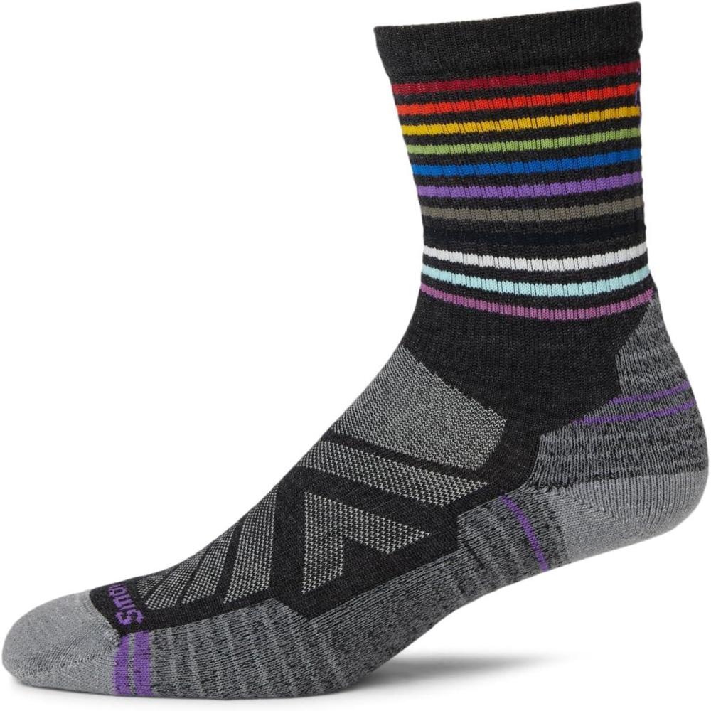 image:imageSmartwool Unisex Hike Light Cushion Pride Crew SocksCharcoal