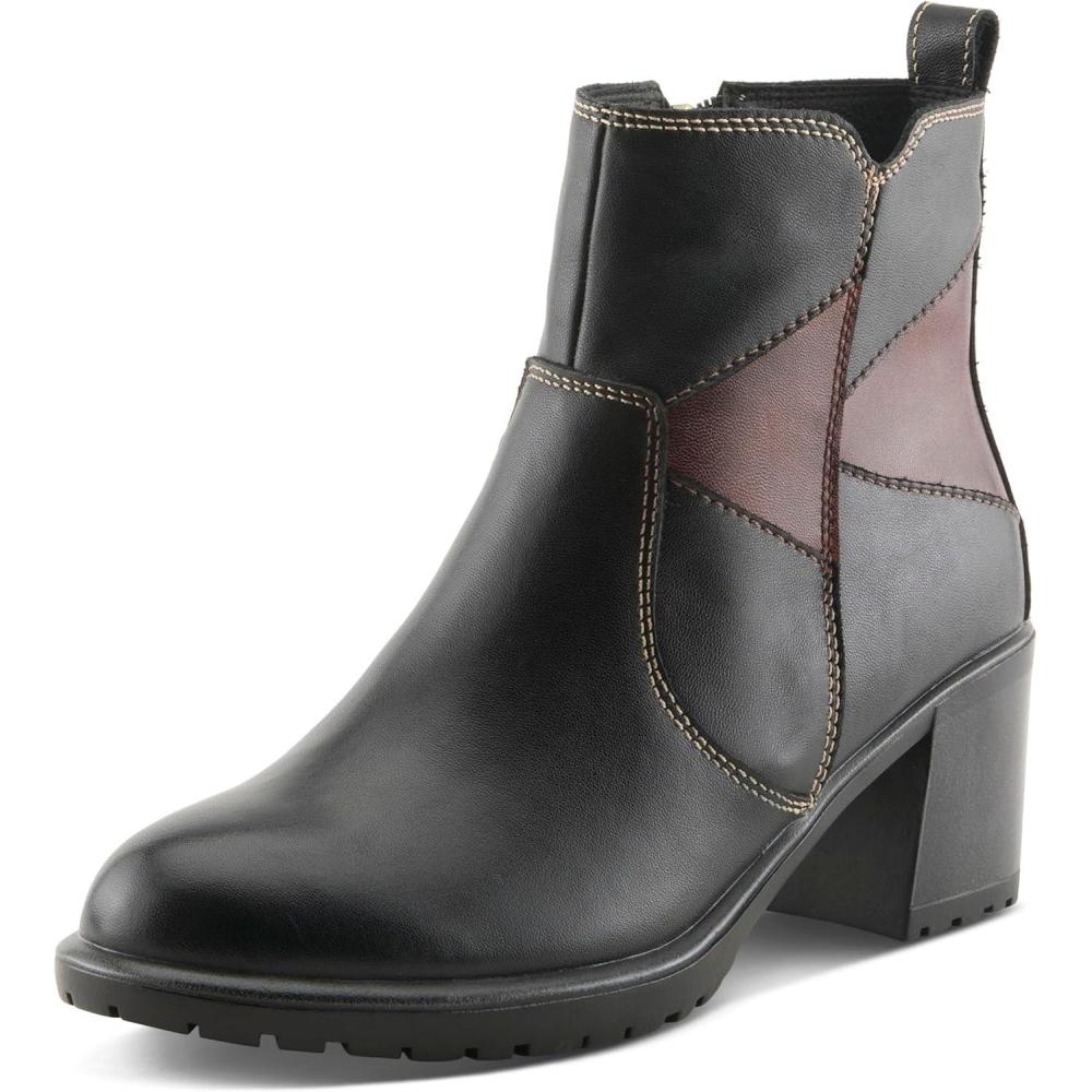 image:imageSpring Step Womens Patchpower Ankle BootBlack Multi