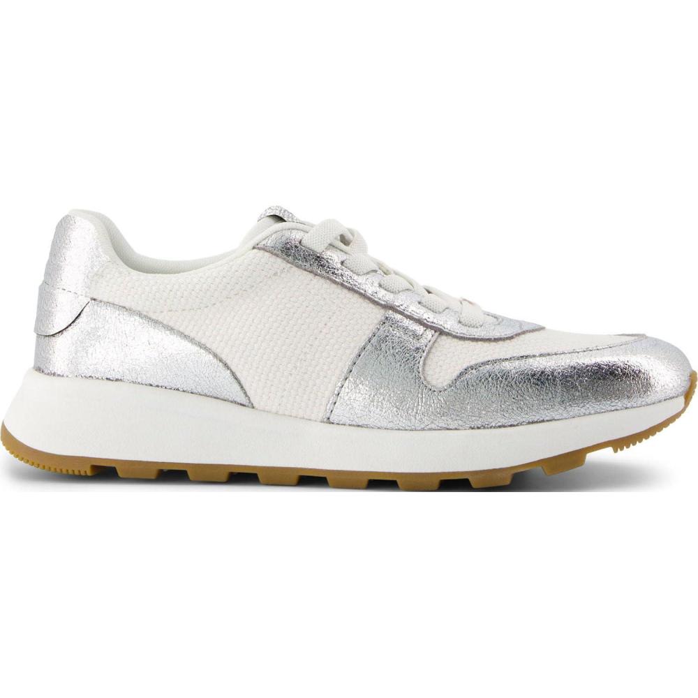 image:imageToms Womens Verona MidWaterrepellent Silver Crinkle Metallic Leather Vi