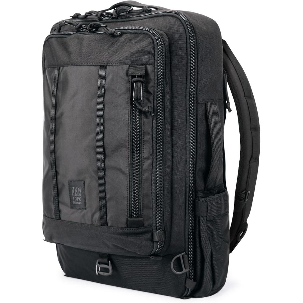 image:imageTopo Designs Global Travel Bag 3040 Liter Carryon Compliant Versatile Pack 3 Carry Options External Laptop Sleeve EcoFriendly 30L Apex Pond BlueBlack