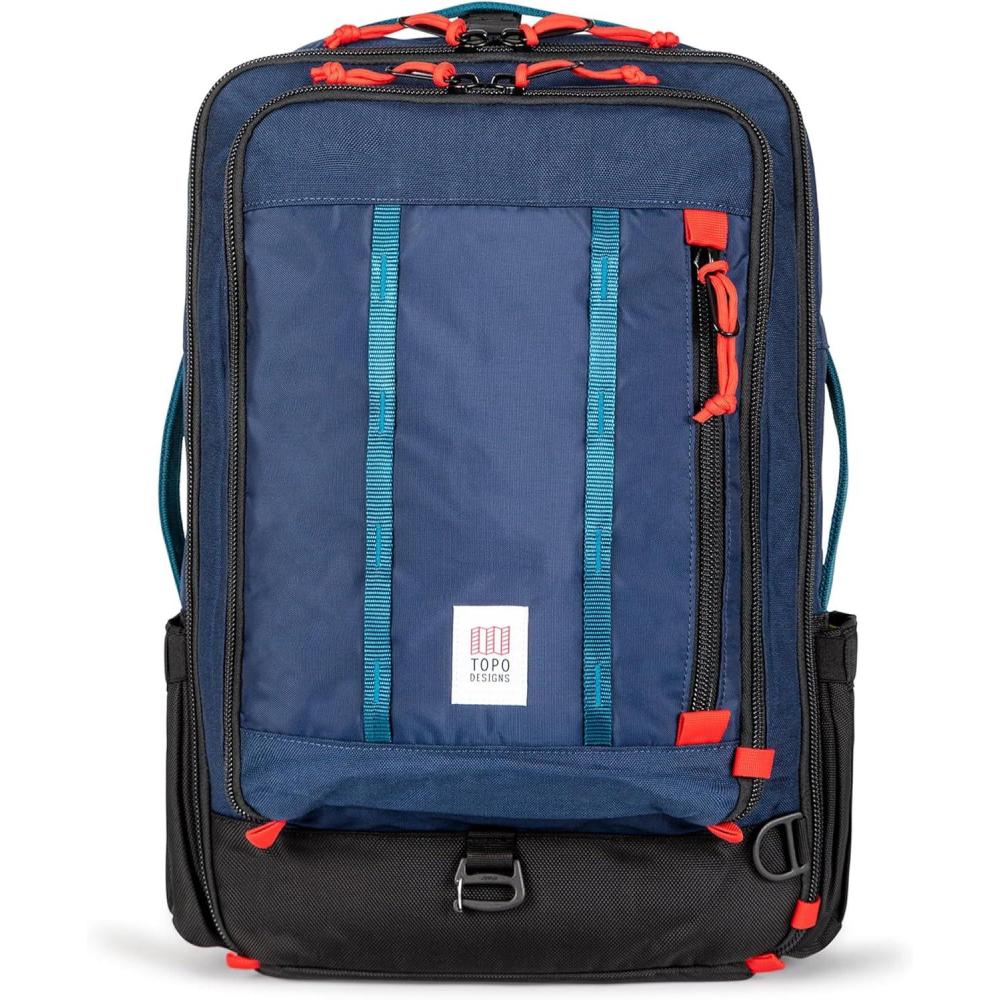 image:imageTopo Designs Global Travel Bag 3040 Liter  Carryon Compliant Versatile Pack 3 Carry Options External Laptop Sleeve EcoFriendly 30L Apex Pond BlueNavy