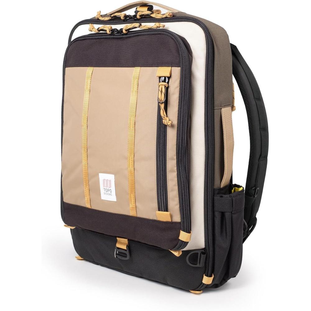 image:imageTopo Designs Global Travel Bag 3040 Liter  Carryon Compliant Versatile Pack 3 Carry Options External Laptop Sleeve EcoFriendly 30L Apex Pond BlueWoodlandElmwood