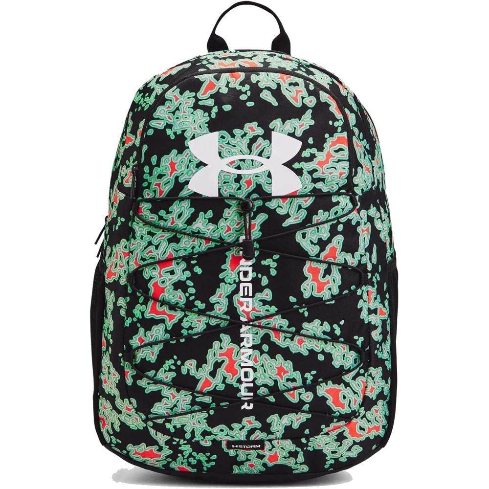 image:imageUnder Armour Hustle Sport Backpack013 Black Bolt Red