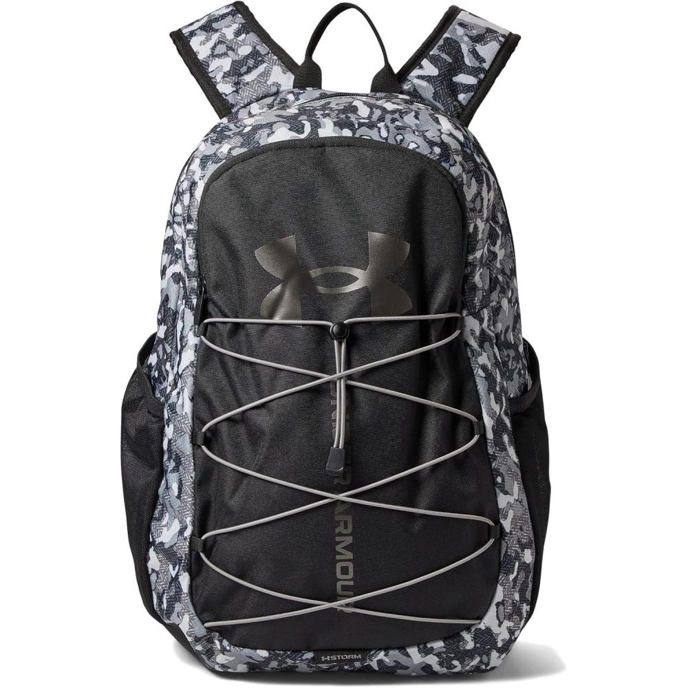 image:imageUnder Armour Hustle Sport Backpack014 Black Metallic Pewter