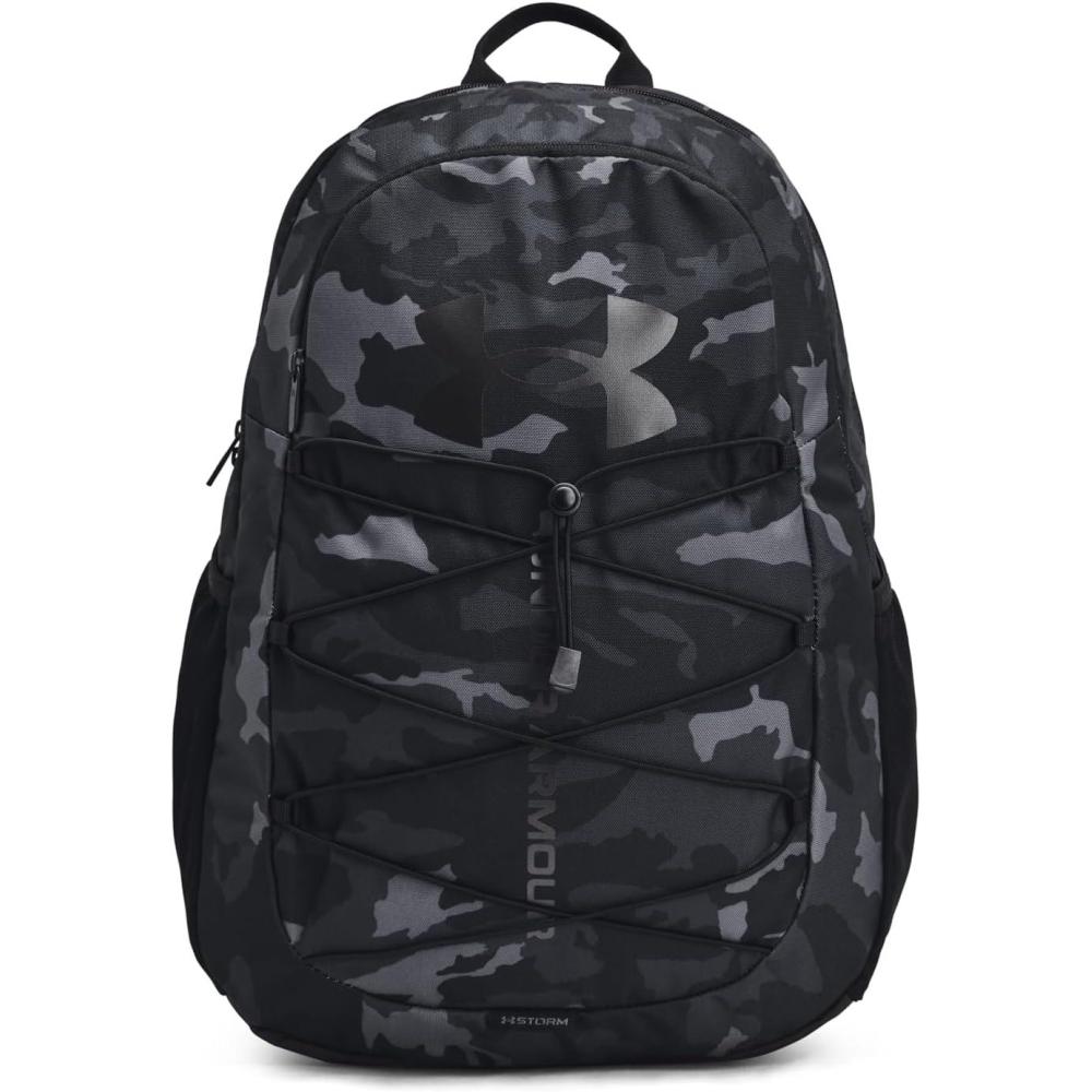 image:imageUnder Armour Hustle Sport Backpack023 Black Black Metallic Black