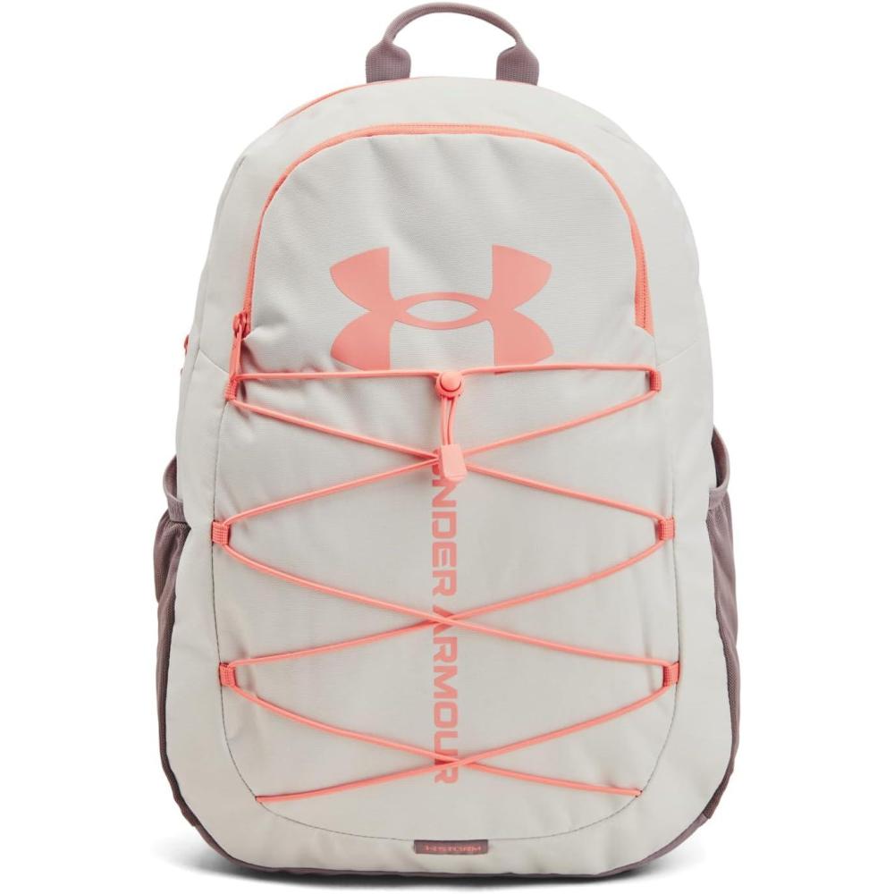 image:imageUnder Armour Hustle Sport Backpack115 White Clay Tetra Gray Aero Orange