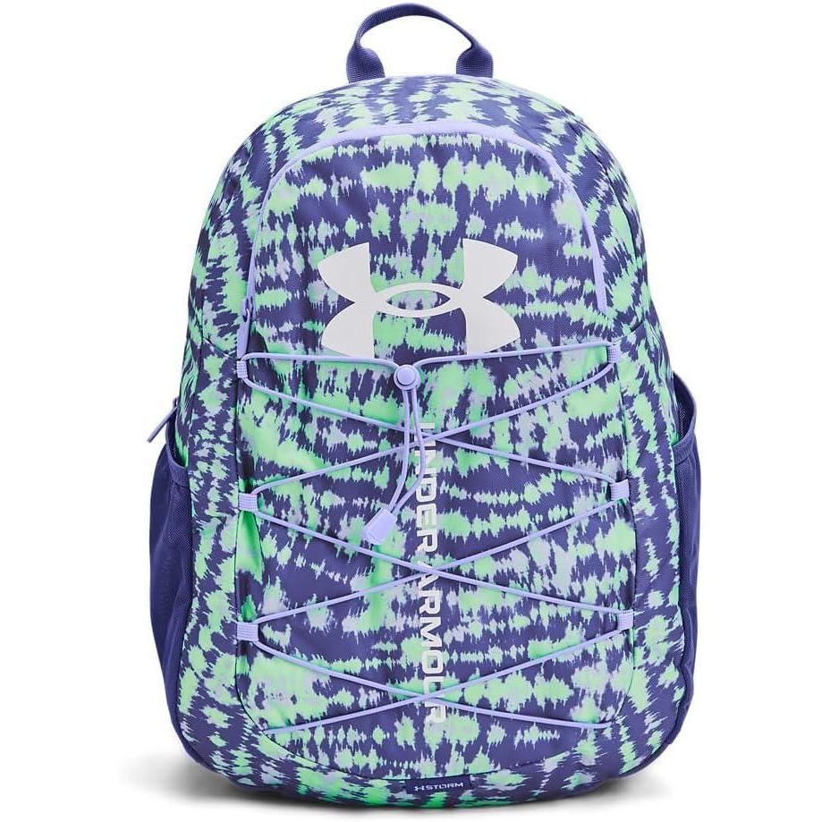 image:imageUnder Armour Hustle Sport Backpack350 Matrix Green Starlight White