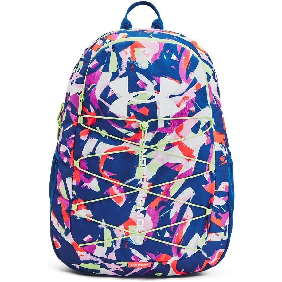 image:imageUnder Armour Hustle Sport Backpack433 Tech Blue Tech Blue White